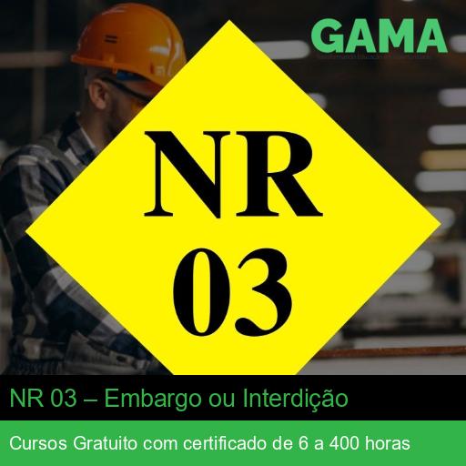 NR 03 – Embargo ou Interdição